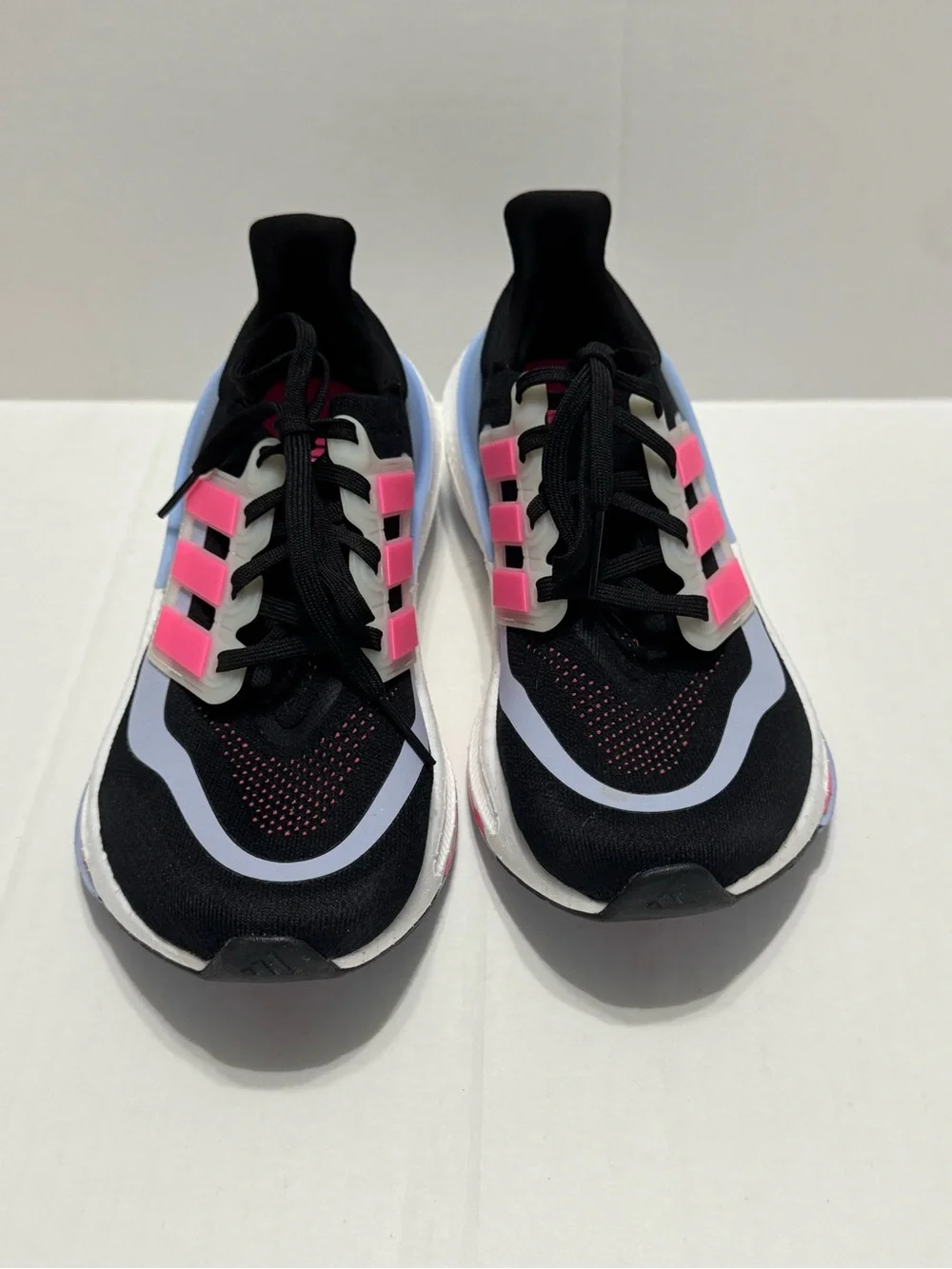 adidas Women's 8 Ultraboost Light Running Shoes Lucid BlackPink Blue Dawn IE1764
